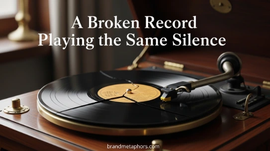 A Broken Record Playing the Same Silence