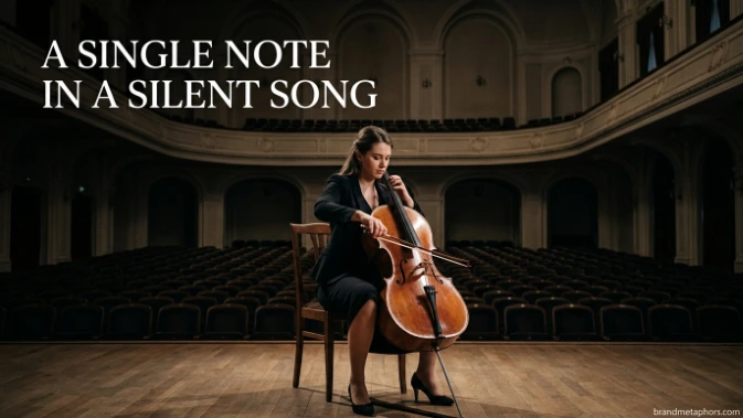 A Single Note in a Silent Song