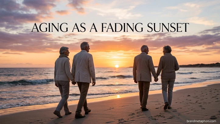 Aging as a Fading Sunset