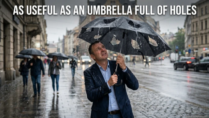 As Useful as an Umbrella Full of Holes