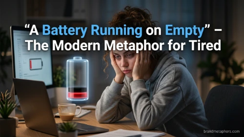 A Battery Running on Empty” – The Modern Metaphor for Tired