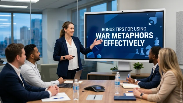 Bonus Tips for Using War Metaphors Effectively