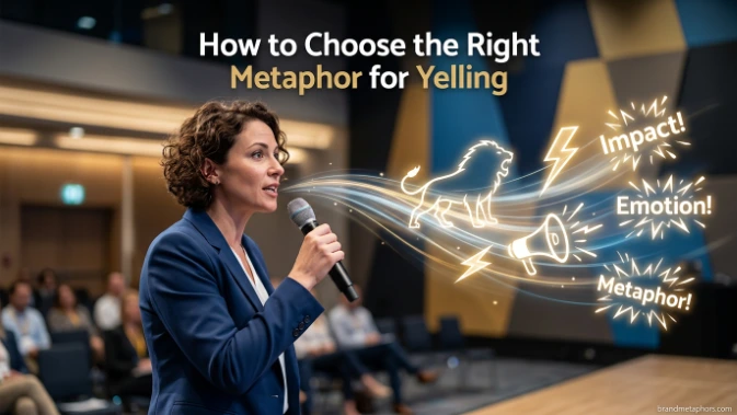 How to Choose the Right Metaphor for Yelling