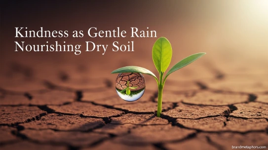 Kindness as Gentle Rain Nourishing Dry Soil