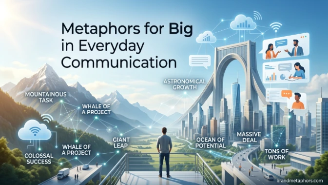 Metaphors for Big in Everyday Communication