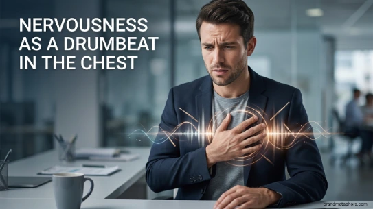 Nervousness as a Drumbeat in the Chest