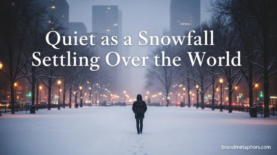 Quiet as a Snowfall Settling Over the World