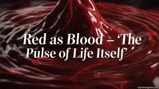 Red as Blood — “The Pulse of Life Itself”