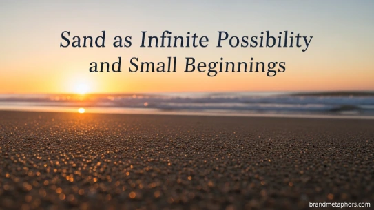 Sand as Infinite Possibility and Small Beginnings