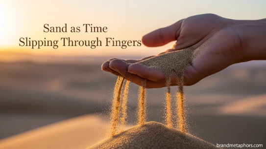 Sand as Time Slipping Through Fingers