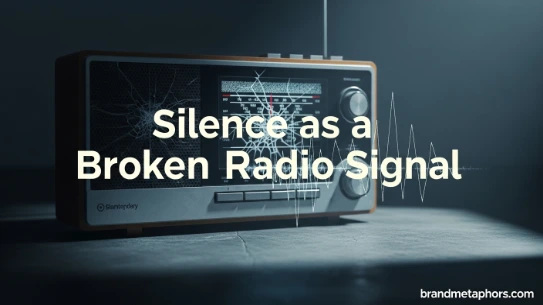Silence as a Broken Radio Signal