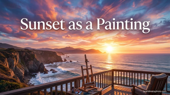 Sunset as a Painting