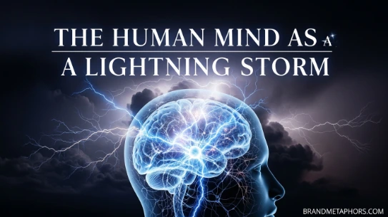 The Human Mind as a Lightning Storm