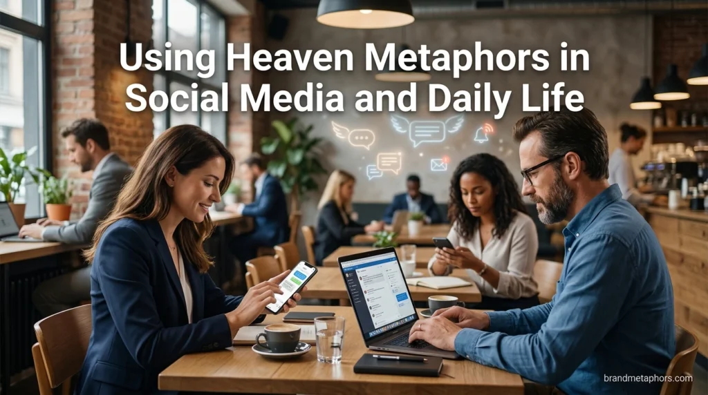 Using Heaven Metaphors in Social Media and Daily Life