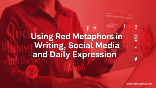 Using Red Metaphors in Writing, Social Media, and Daily Expression
