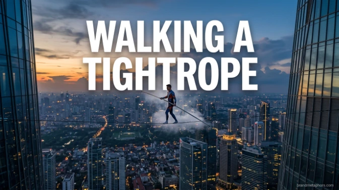 Walking a Tightrope