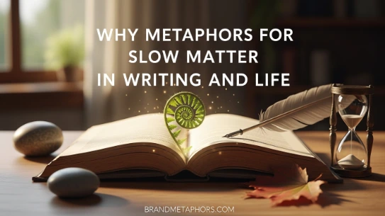 Why Metaphors for Slow Matter in Writing and Life