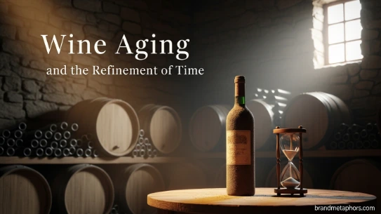 Wine Aging and the Refinement of Time