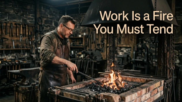 Work Is a Fire You Must Tend