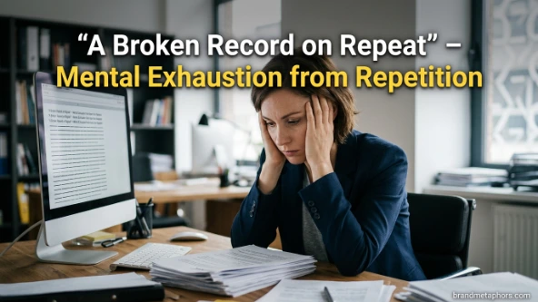 A Broken Record on Repeat” – Mental Exhaustion from Repetition