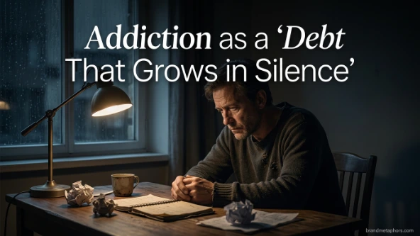 Addiction as a “Debt That Grows in Silence”