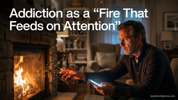 Addiction as a “Fire That Feeds on Attention”
