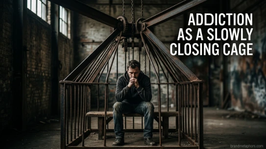 Addiction as a Slowly Closing Cage
