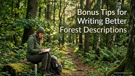 Bonus Tips for Writing Better Forest Descriptions