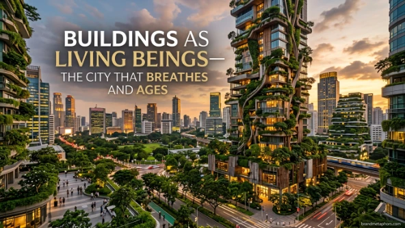 Buildings as Living Beings—The City That Breathes and Ages