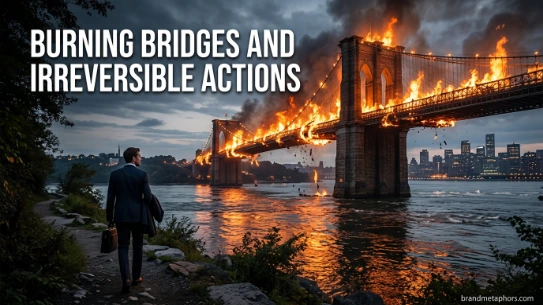 Burning Bridges and Irreversible Actions
