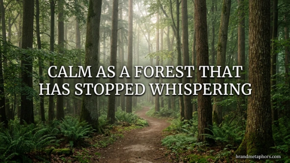 Calm as a Forest That Has Stopped Whispering
