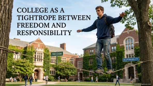 College as a Tightrope Between Freedom and Responsibility