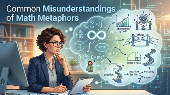 Common Misunderstandings of Math Metaphors