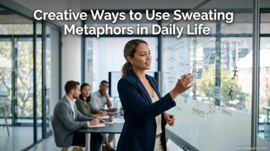 Creative Ways to Use Sweating Metaphors in Daily Life