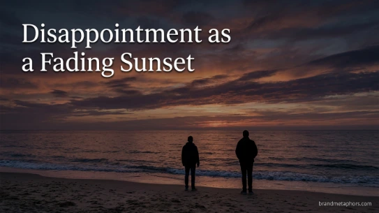 Disappointment as a Fading Sunset