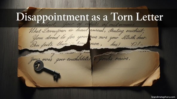 Disappointment as a Torn Letter