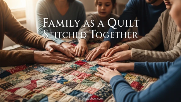 Family as a Quilt Stitched Together
