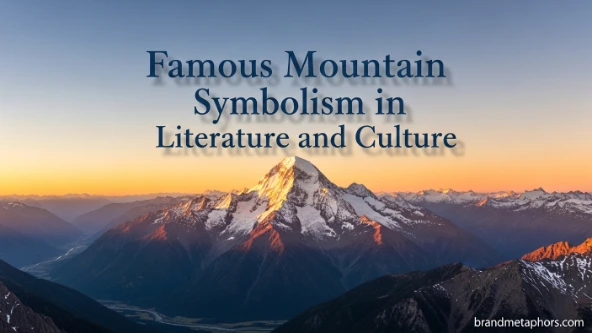 Famous Mountain Symbolism in Literature and Culture
