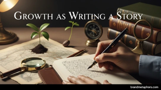 Growth as Writing a Story