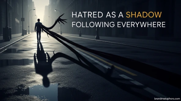 Hatred as a Shadow Following Everywhere