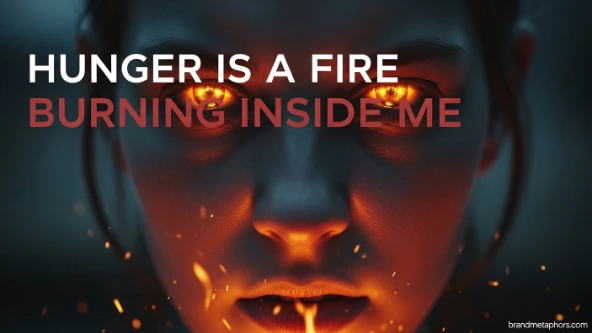 Hunger Is a Fire Burning Inside Me