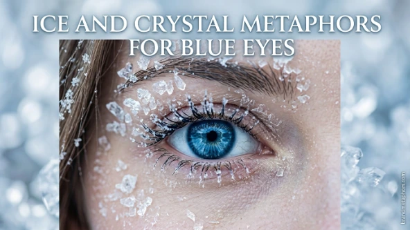 Ice and Crystal Metaphors for Blue Eyes