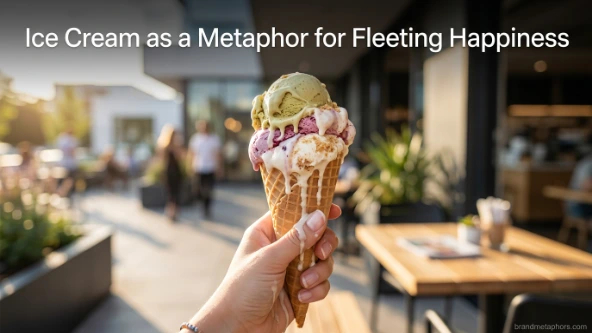 Ice Cream as a Metaphor for Fleeting Happiness