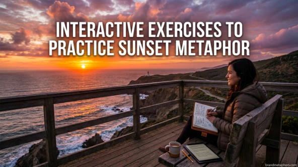 Interactive Exercises to Practice Sunset Metaphors