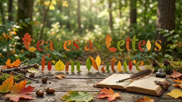 Leaves as Letters from Nature