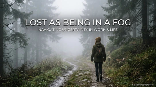 Lost as Being in a Fog
