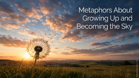 Metaphors About Growing Up and Becoming the Sky