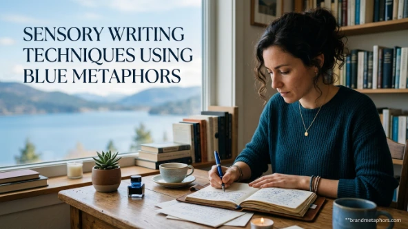 Sensory Writing Techniques Using Blue Metaphors