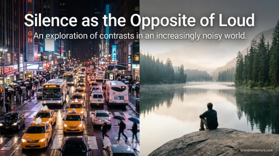 Silence as the Opposite of Loud