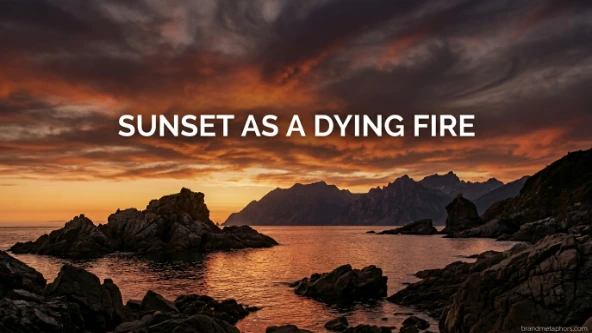 Sunset as a Dying Fire